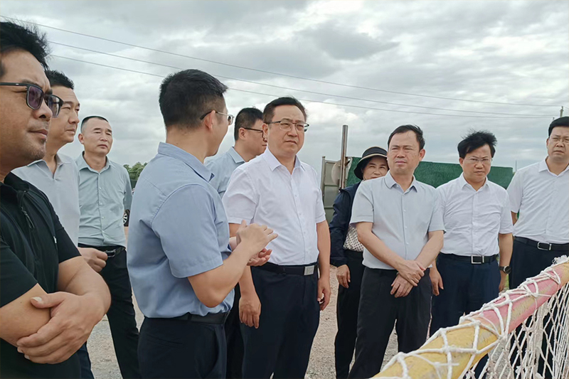 贛州市委常委、副市長何琦一行蒞臨挺進環(huán)保D5地塊土壤治理項目調(diào)研指導(dǎo)